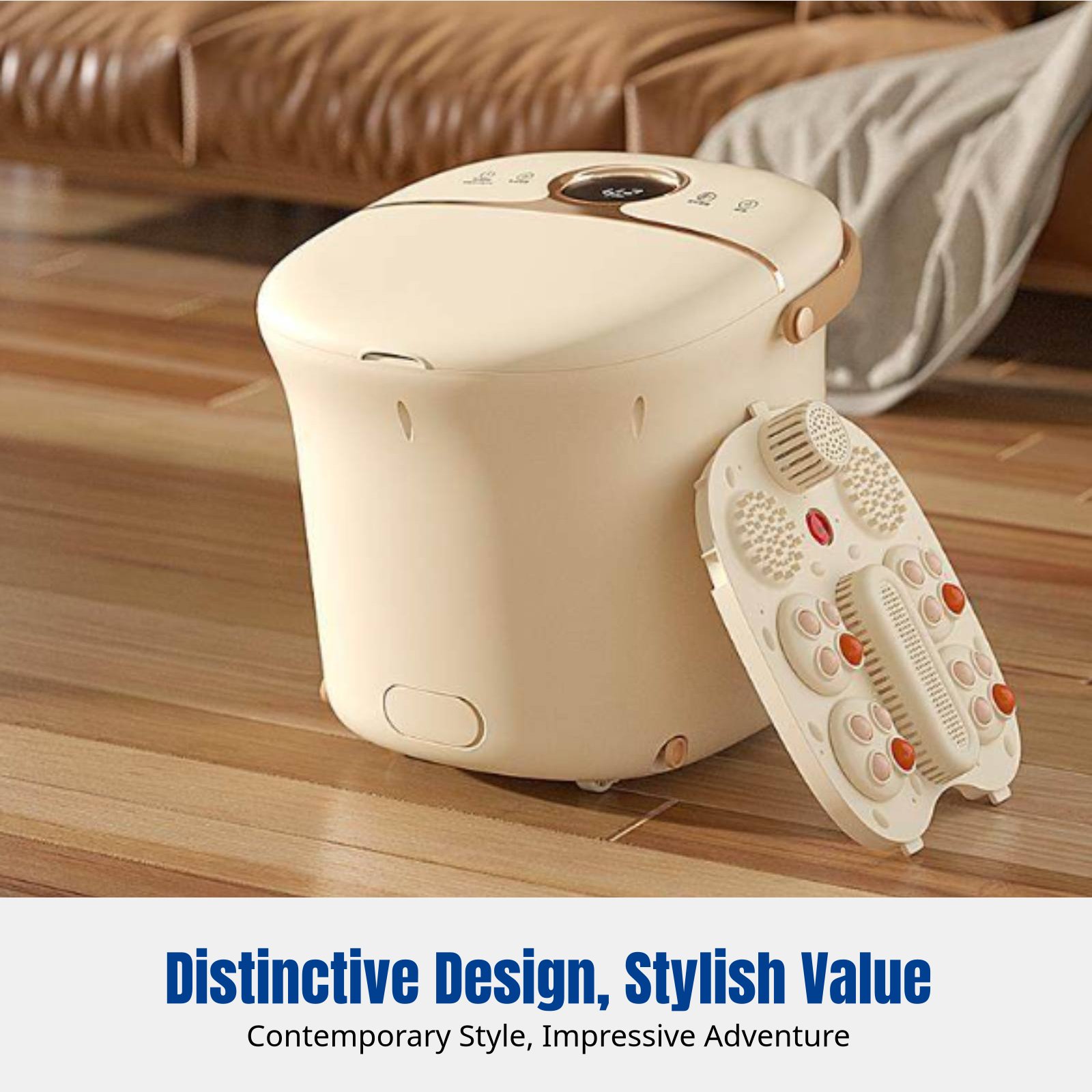 Wellness Spa With Massage - Deep Knees-Over Foot Spa Tub, Automatic