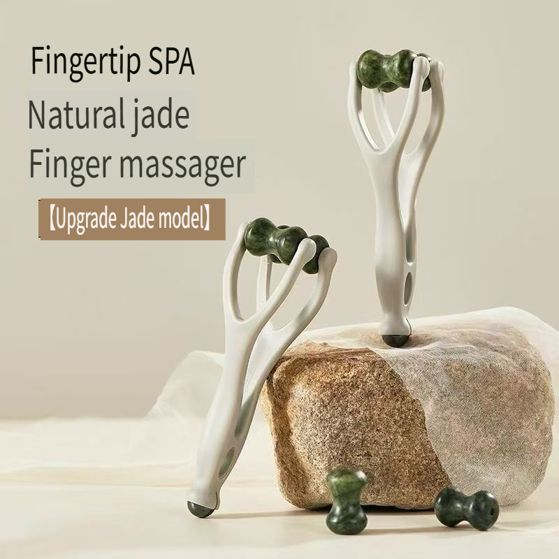 1pc Natural Jade Finger Massag – Wellness Spa With Massage Bewertung und Preis