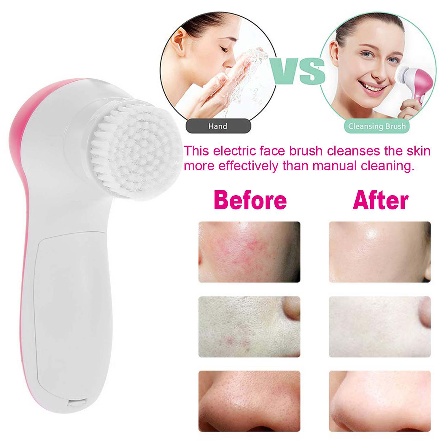 1Pc Facial Cleansing Brush Wat – Dry Brush Body Bewertung und Preis