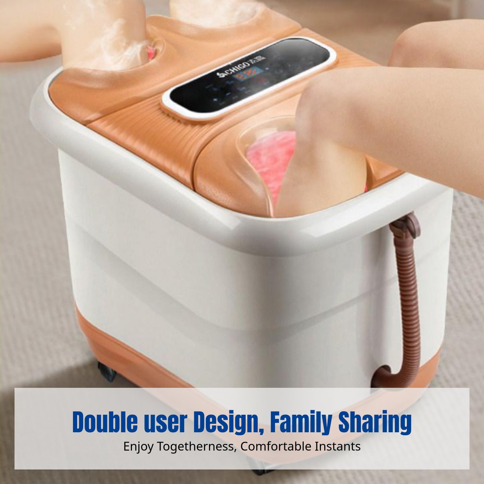 Foot Spa Bath for Two Users, E – Wellness Spa With Massage Bewertung und Preis