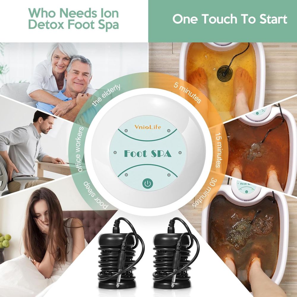 Portable Ionic Foot Spa Detox  – Spa Wellness Beauty Bewertung und Preis
