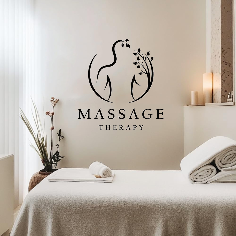 Massage Therapy Vinyl Wall Dec – Wellness Spa With Massage Bewertung und Preis