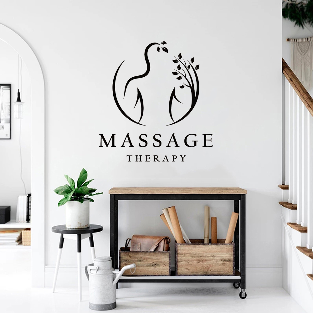 Massage Therapy Vinyl Wall Dec – Wellness Spa With Massage Bewertung und Preis