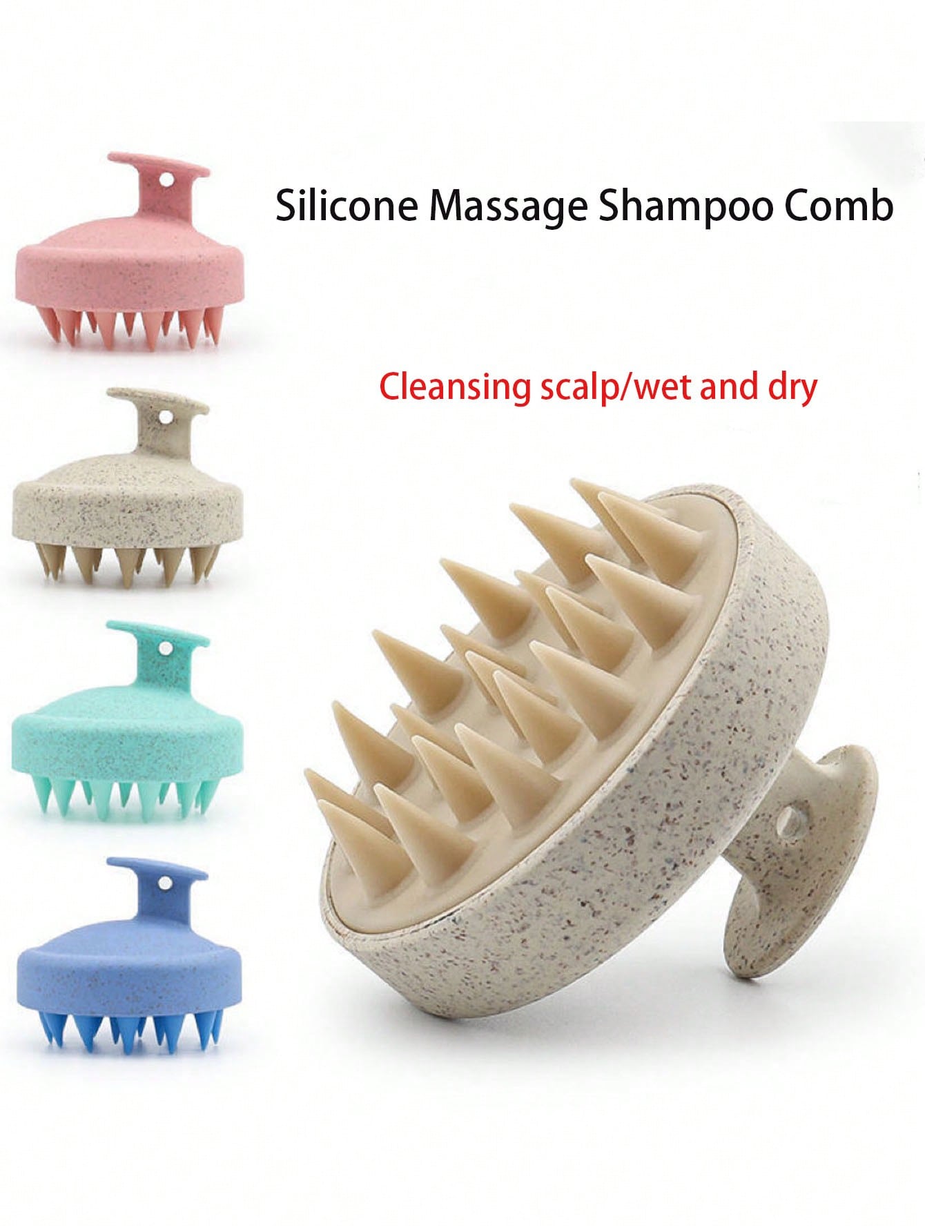 1PC Silicone Shampoo Brush Hea – Dry Brush Body Bewertung und Preis