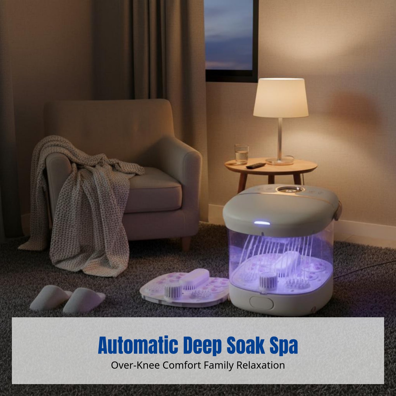 Deep Knees-Over Foot Spa Tub,  – Wellness Spa With Massage Bewertung und Preis