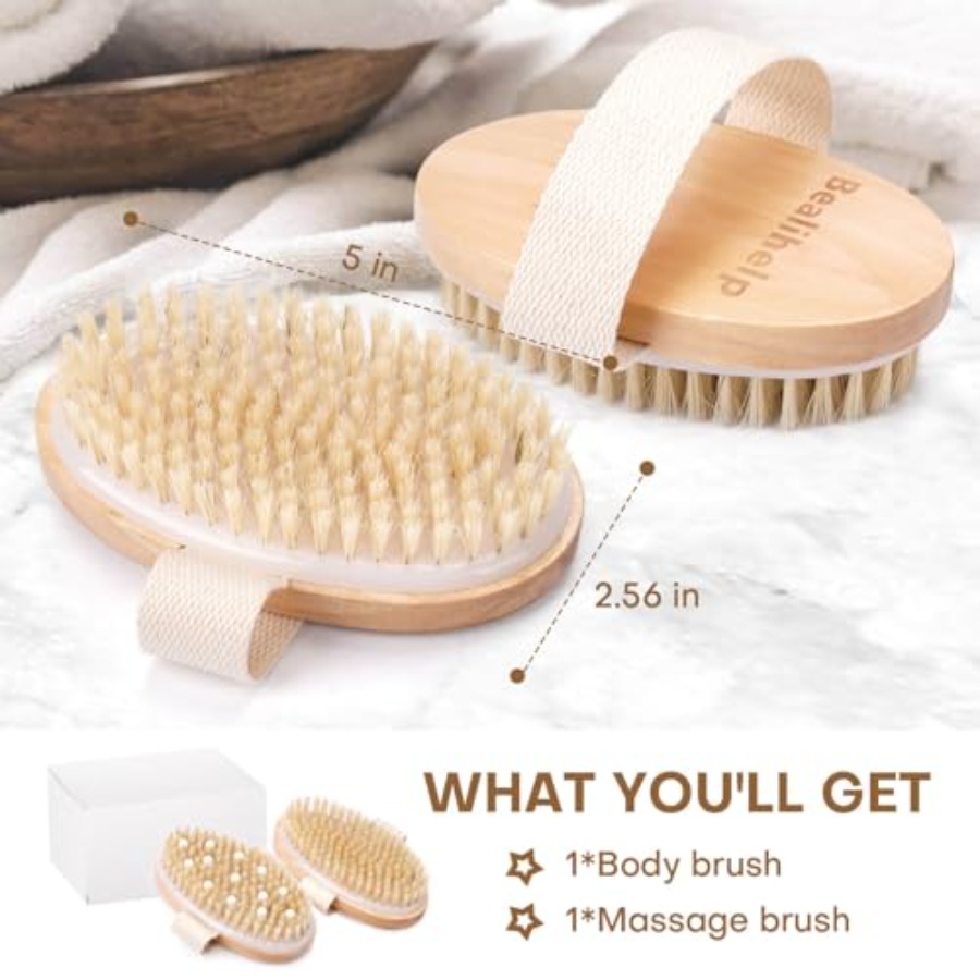 2 Pack Dry Brushing Body Brush – Dry Brush Body Bewertung und Preis